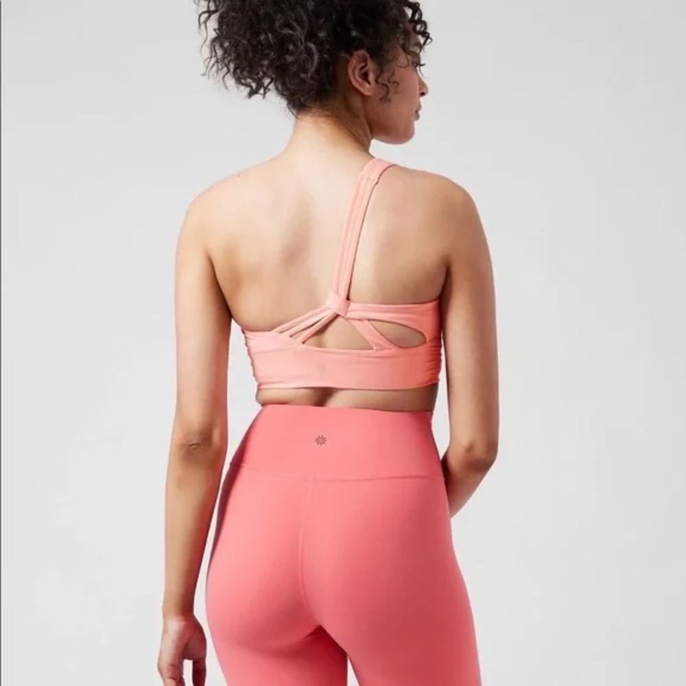 NWT Athleta Athena Bra A-C Peach size Large
